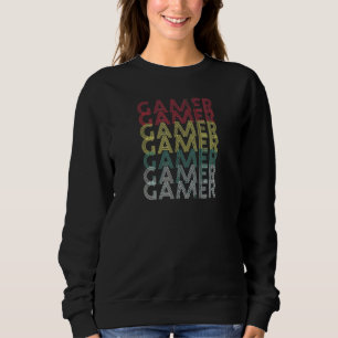 Gamer Retro 70sgame Sweatshirt