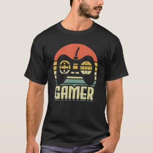 Gamer-Retro mit Gaming-Konsole T-Shirt