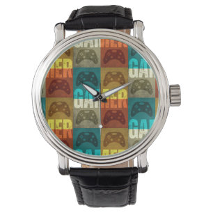 GAMER RETRO VIDEOSPIEL ARMBANDUHR