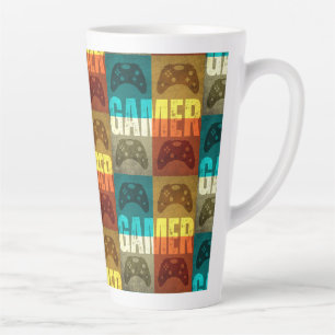 GAMER RETRO VIDEOSPIELCONTROLLER MILCHTASSE