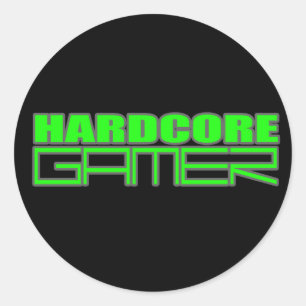 Gamer Runder Aufkleber