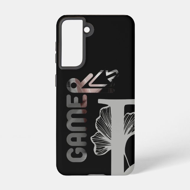 GAMER Samsung Hüllen Trend Abstrakt Black Powdery Samsung Galaxy Hülle (Rückseite)