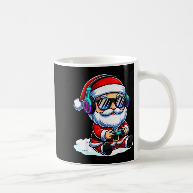 Gamer Santa Video Game Christmas Gaming  Kaffeetasse (Rechts)