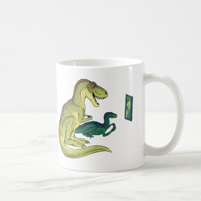 Gamer-Saurus Tasse (Rechts)