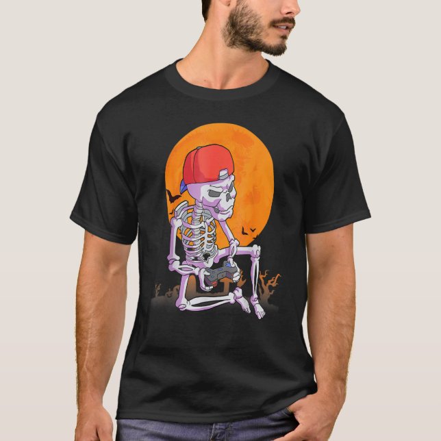 Gamer Skull T-Shirt (Vorderseite)