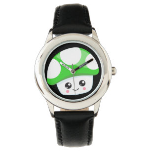 Gamer - Starre-Steel Lederstraßenüberwachung Armbanduhr