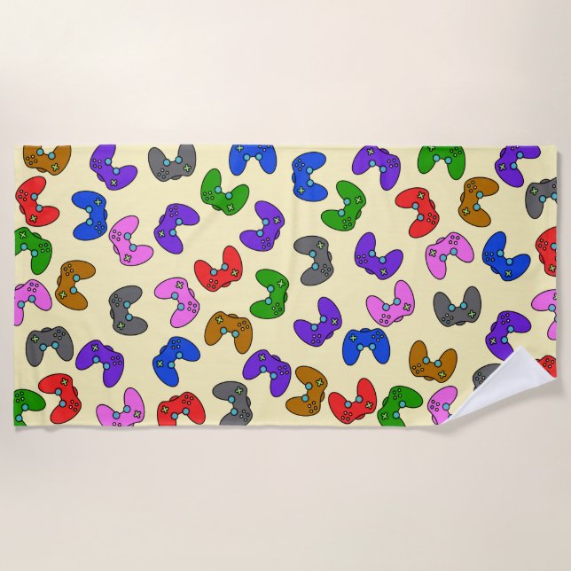 Gamer Strandtuch (Vorderseite)
