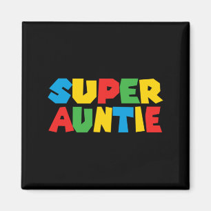 Gamer Tante Super Tante Lustige Gaming Passende Da Magnet