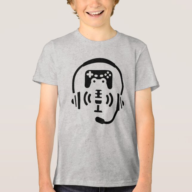 Gamer Tri-Blend Shirt (Vorderseite)
