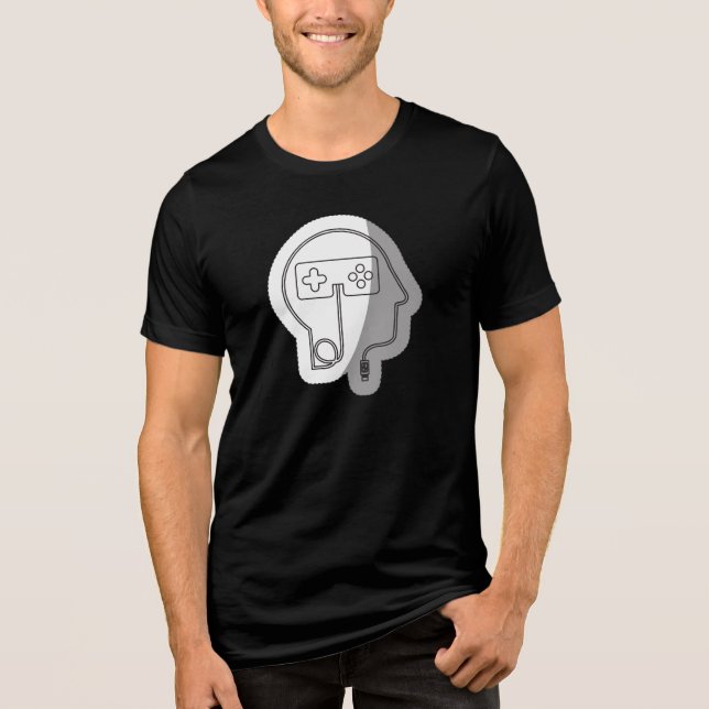 Gamer Tri-Blend Shirt (Vorderseite)