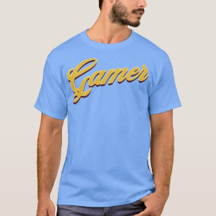 Gamer Typografie T-Shirt