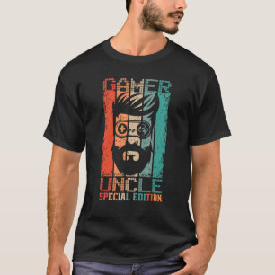 Gamer Uncle Retro Vintag Gaming Uncle Best Onkel T-Shirt
