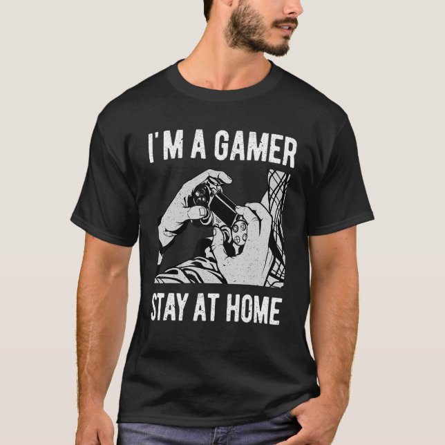 Gamer und Konsolen Gamer Shirt (Vorderseite)