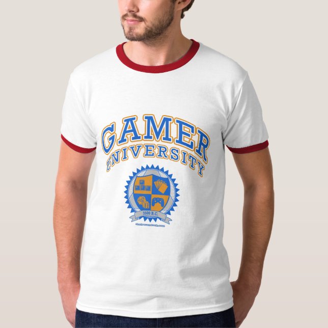 Gamer-Universität T-Shirt (Vorderseite)