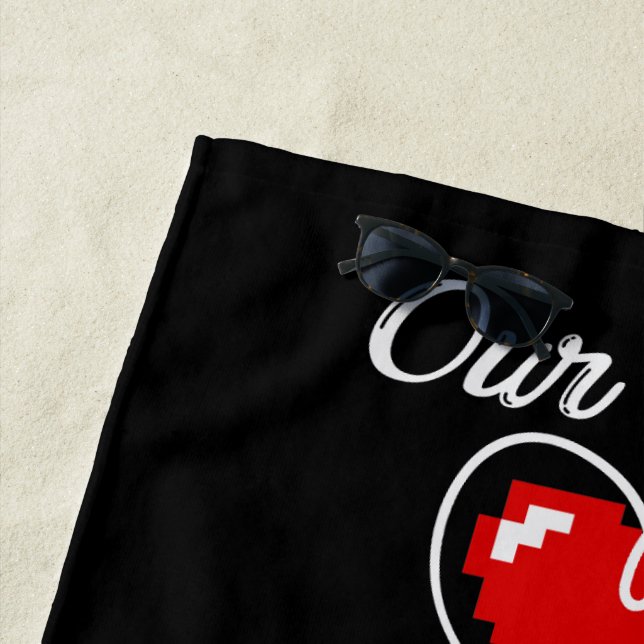 Gamer Valentine Beach Handtuch (Beispiel)