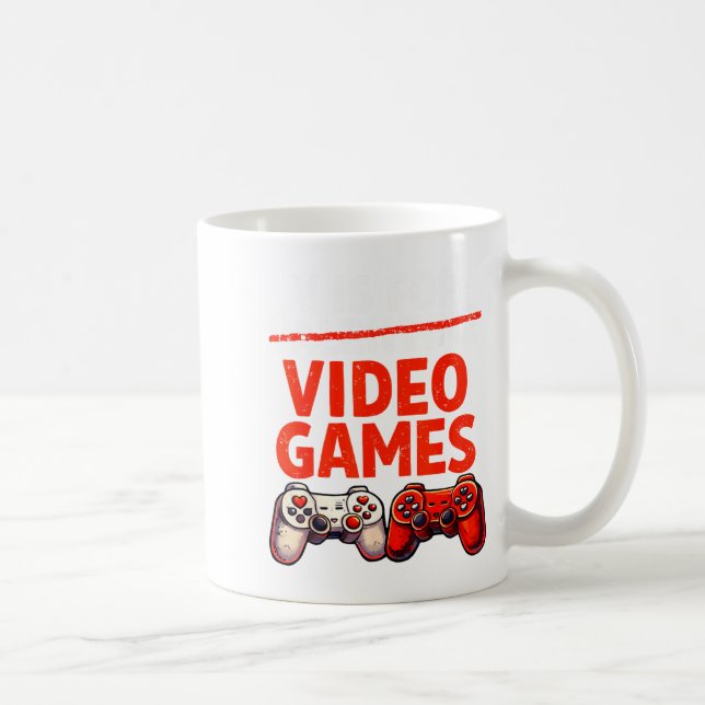 Gamer Valentine V Is For Video Games Valentines Da Kaffeetasse (Rechts)