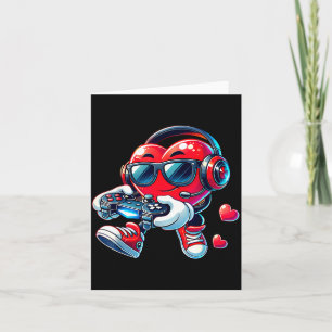 Gamer Valentinstag Herz Gaming Jungen Kinder Männe Karte