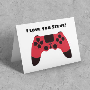 Gamer Valentinstag I Liebe You Gaming Name Karte