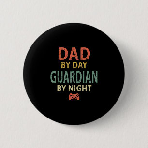 Gamer-Vater-Shirt. Vater  Button