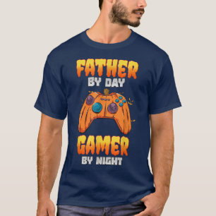 Gamer Vater Vater bei Tag Gamer Nachts Gamin T-Shirt