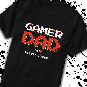 Gamer Vater Vater von 1 Video Games Couple Family T-Shirt