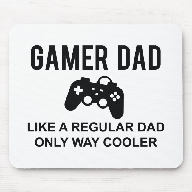 Gamer-Vater wie ein normaler Vater nur viel Cooler Mousepad (Vorne)