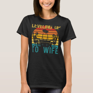 Gamer Verlobung Future Mr. & Mrs. Leveling up to W T-Shirt