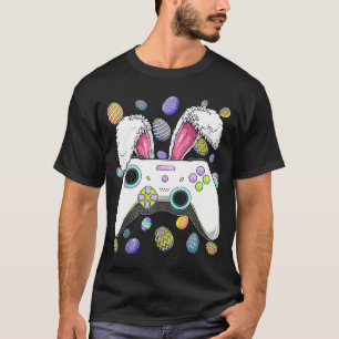 Gamer Video Game Bunny Eggs Osterkinder Jungs Männ T-Shirt