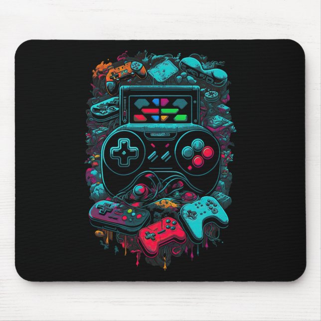 Gamer Video Game Controller 14 Mousepad (Vorne)