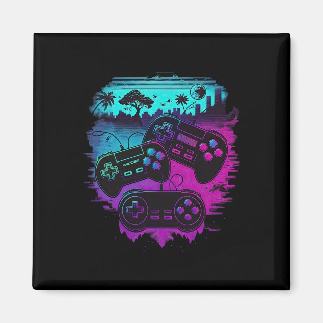 Gamer Video Game Controller 15 Magnet (Vorne)