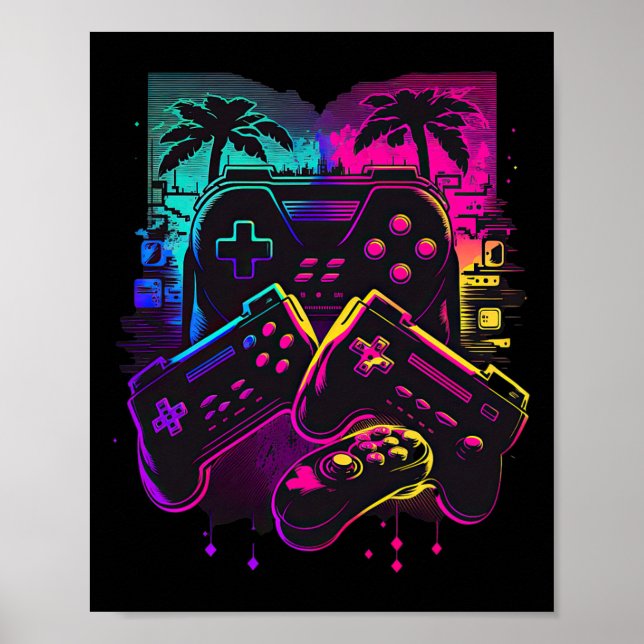 Gamer Video Game Controller 16 Poster (Vorne)