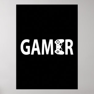 Gamer, Video Game Controller - Gaming Spaß Joke Poster