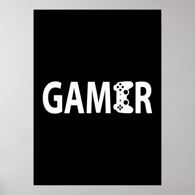 Gamer, Video Game Controller - Gaming Spaß Joke Poster (Vorne)