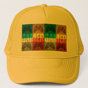 GAMER VINTAG VIDEO GAME CONTROLLER TRUCKER HAT TRUCKERKAPPE