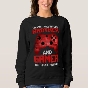 Gamer Vintage Videospiele für Boys Brother Son Sweatshirt