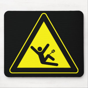 Gamer Warning Mousepad