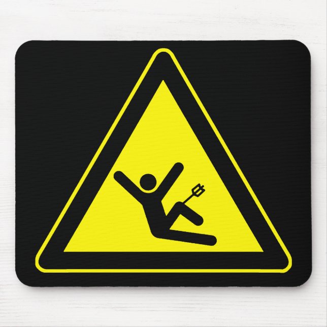 Gamer Warning Mousepad (Vorne)