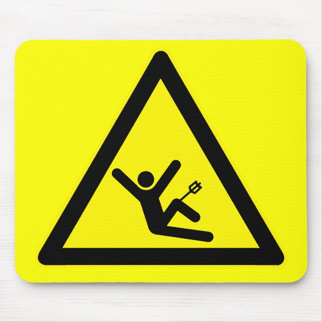 Gamer Warning Mousepad (Vorne)