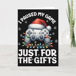 Gamer Weihnachten Gaming Xmas Videospiele Jungen C Karte