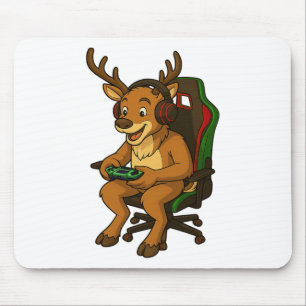 Gamer Weihnachtsrentier Gaming Videospiel Jungen G Mousepad