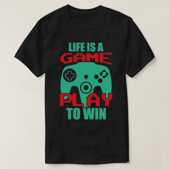 Gamer Win T-Shirt (Design vorne)