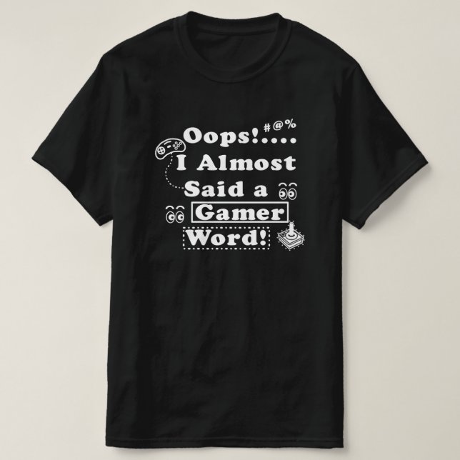 Gamer Words T-Shirt (Design vorne)