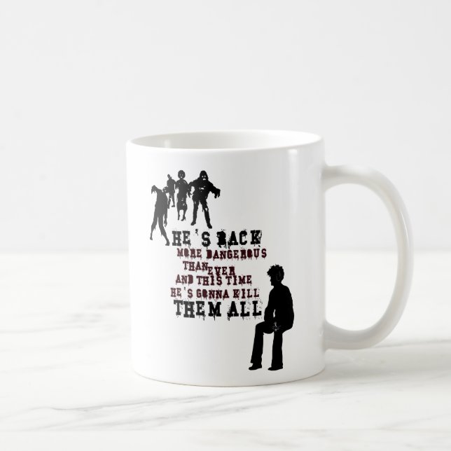 Gamer - Zombiemörder Kaffeetasse (Rechts)