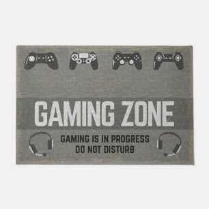 Gamer Zone Mat, Gaming Zone Decor Gamer Doormat Fußmatte