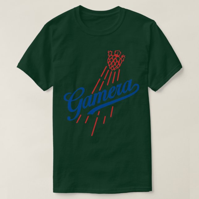 GAMERA Baseball-Stil T-Shirt (Design vorne)