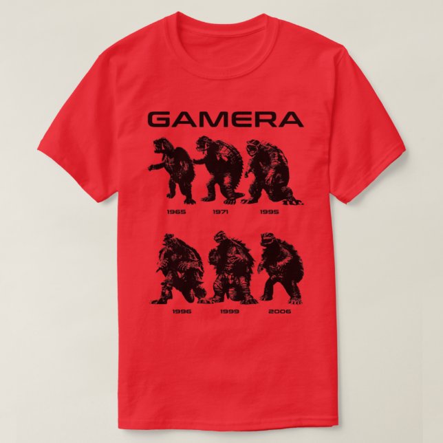 GAMERA JAHRE T-Shirt (Design vorne)