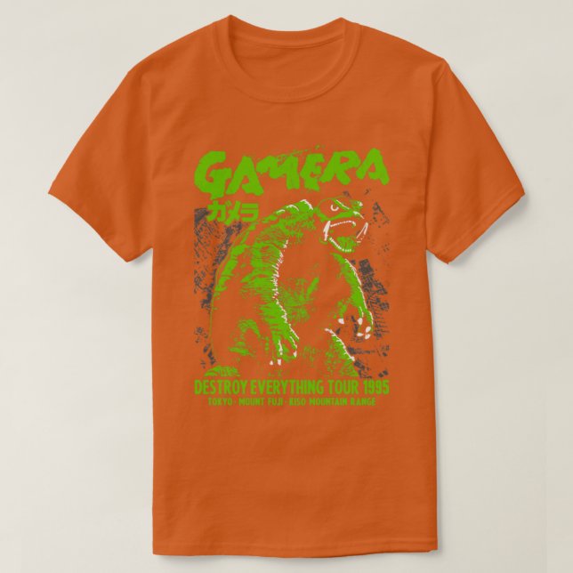 GAMERA Zerstöre alles Tour 1995 T-Shirt (Design vorne)