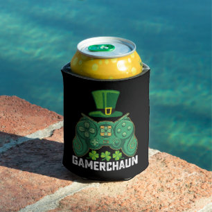 Gamerchaun Gamer Gaming Spiele St. Patricks Tag Dosenkühler