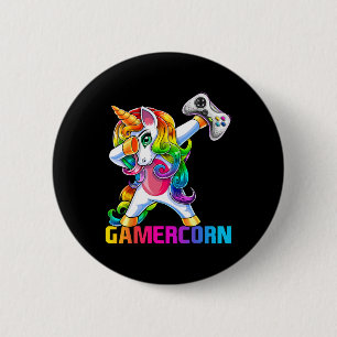 Gamercorn Dabbing Einhorn Videospiel-Controller Ga Button