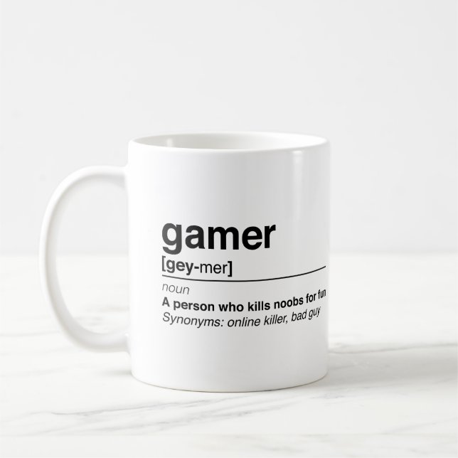 Gamerdefinition Kaffeetasse (Links)